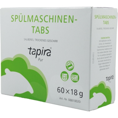 Spülmaschinen tapira Tabs 08810020 60 St./Pack.
