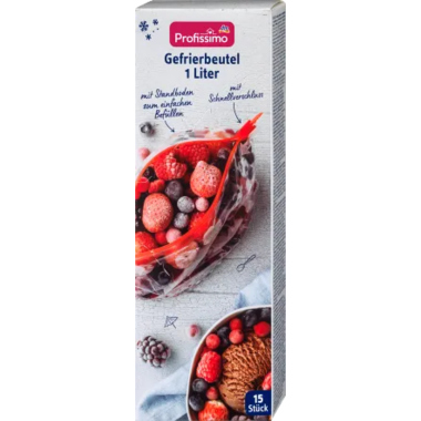 Gefrierbeutel Profissimo 1 Liter 15 Stück