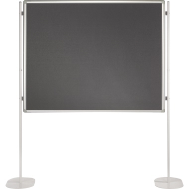 Moderationstafel Franken 180x120cm ws/gr Sfd800512, lackiert/ grau