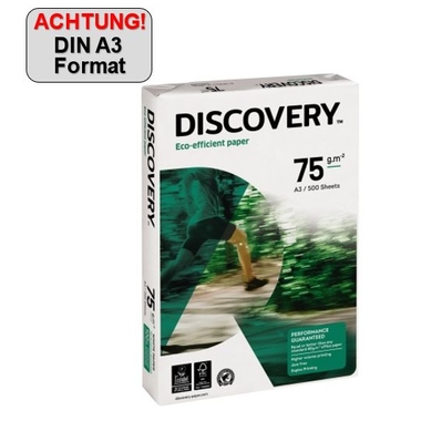 Kopierpapier Discovery A3 75g weiß 500 Blatt