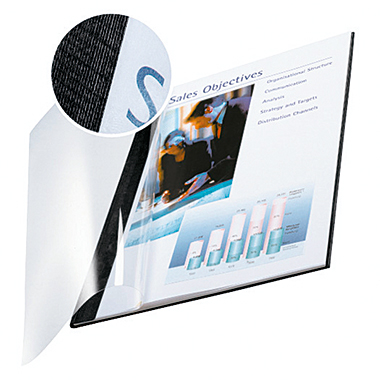 Buchbindemappe Leitz 7414 10,5mm schwarz Softcover A4 71-105 Blatt