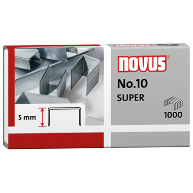 Heftklammer NOVUS No.10 SUPER verzinkt 1.000 Stück 