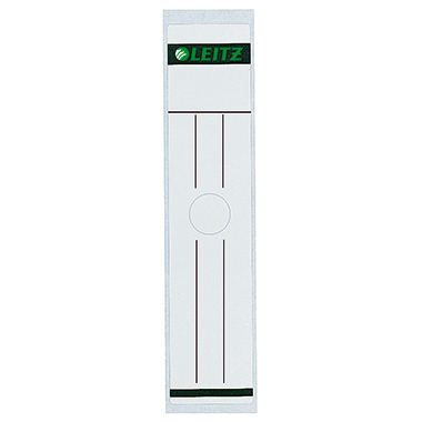 Rückenschild Leitz 6093 grau Breit/lang, Selbstklebend, Für Hängeordn