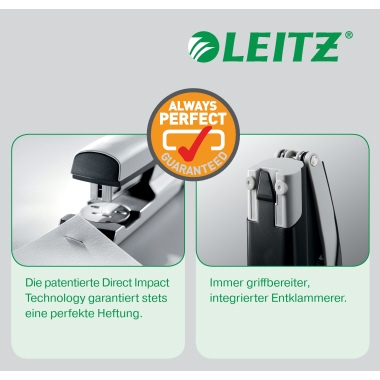 Heftgerät Leitz 5501 NeXXt schwarz bis 25 Blatt