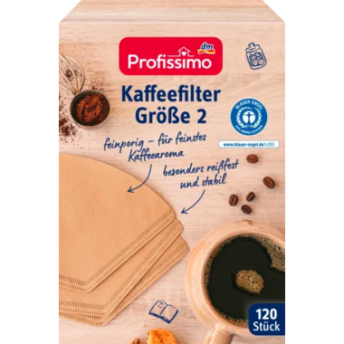 Kaffeefilter Profissimo Gr.2 120 Stück