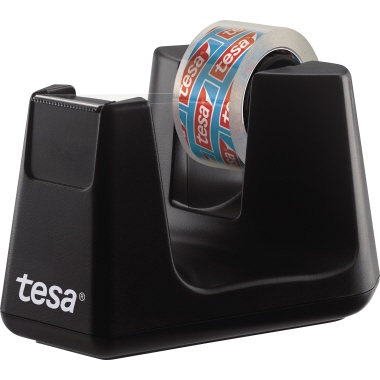 Tischabroller tesa® 53903 Smart ecoLogo + 1 Rolle Tesafilm kristall-klar