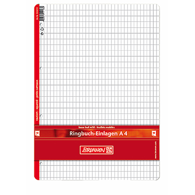 Ringbucheinlage BRUNNEN 66911 A4 rautiert weiß