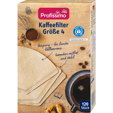 Kaffeefilter Profissimo Gr.4 120 Stück