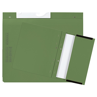 Pendelh. R. m.T. actus Pendel d-grün -Hefter m Tasche und Rechtsheftung