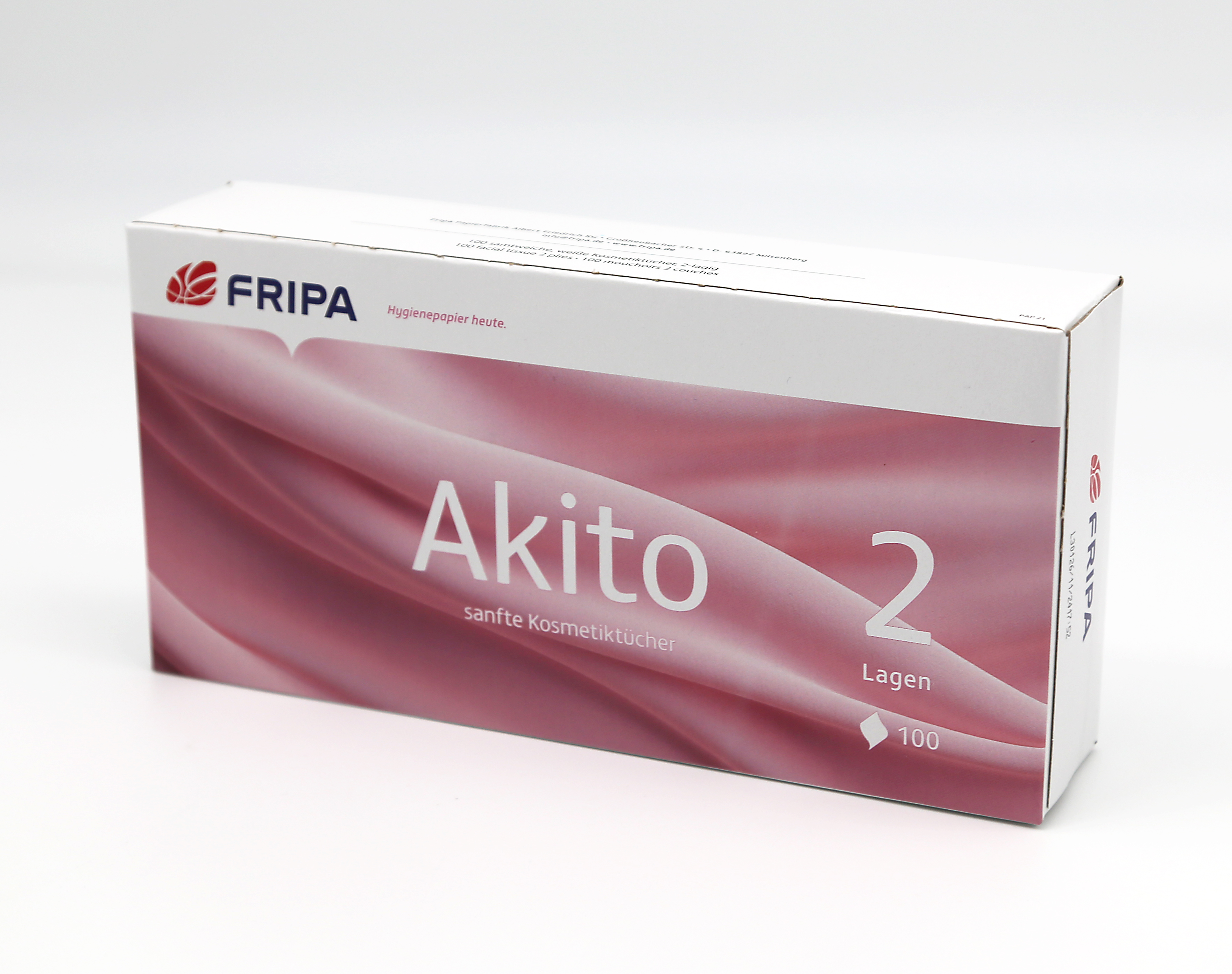 Kosmetiktücher Akito 2-lagig 100 Blatt 