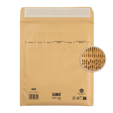 Papierpolstert. SUMO braun HK 215x265 Am: 235x265mm