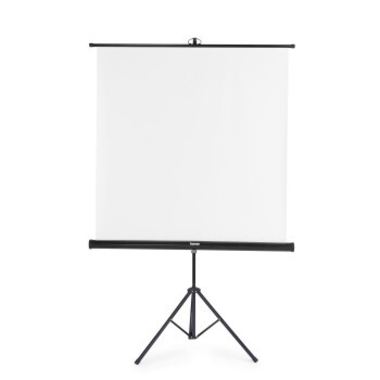 Leinwand Hama mit Stativ 125x125cm weiß 2in1 00021575