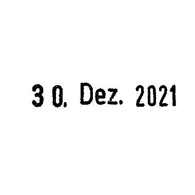 Datumbänderstempel 4mm Buchstaben 