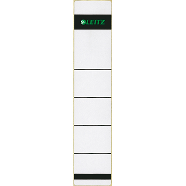 Rückenschild Leitz 1643 grau kurz/schmal, selbstklebend
