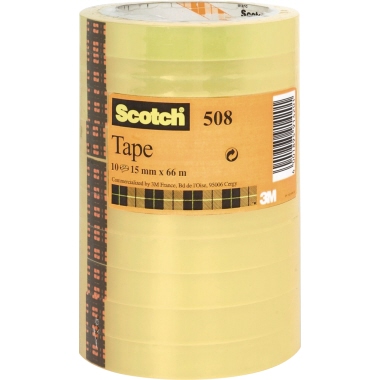 Klebeband Scotch 508 66mx15mm transp. 