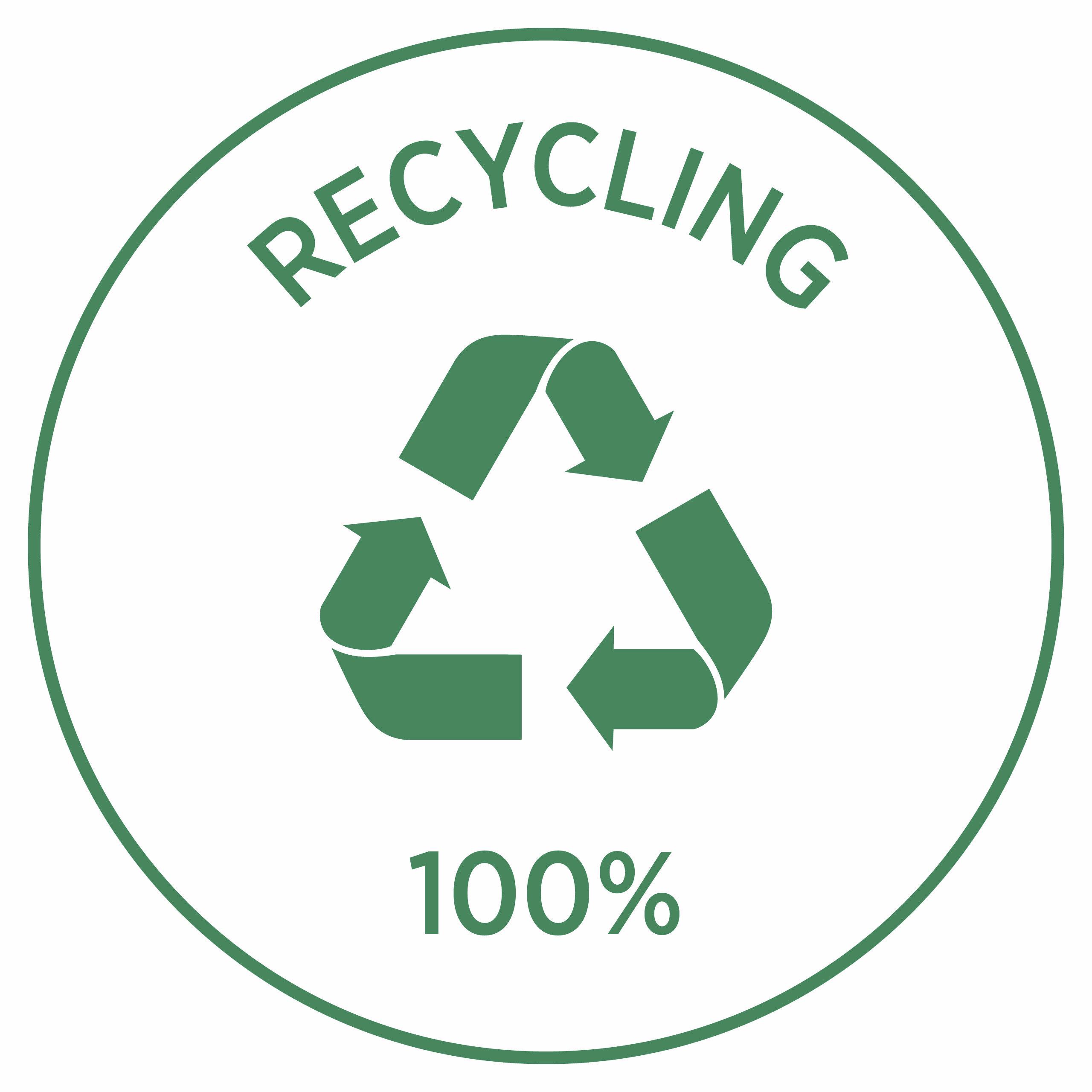 Rückenschild Zweckf. LR4761-10 weiß breit/kurz, Recycling