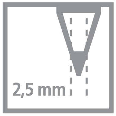 Farbstift Stabilo 87/575 zinobergn.imit Zinobergrün Imit.