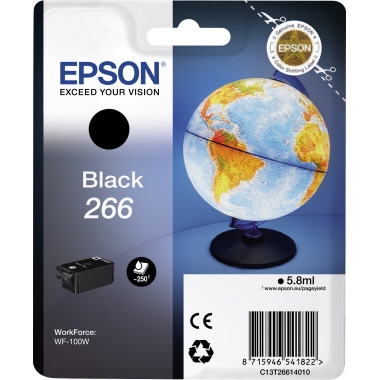 Tintenpa. EPSON 266 black C13t26614010