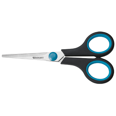 Schere Westcott Easy Grip 30250 14cm schwarz/blau