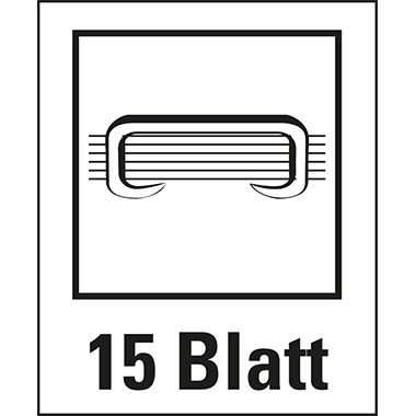 Heftzange Leitz 5531 WOW pink bis 15 Blatt
