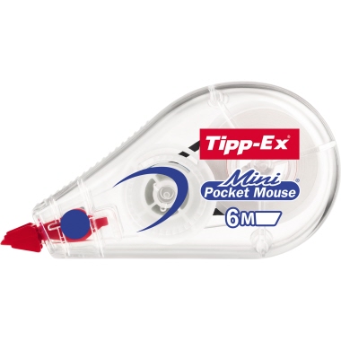 Korrekturroller TippTipp-Ex® 932564 Mini Pocket Mouse 5mm x 6m, weisses Gehäuse