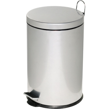 Tretabfalleimer ALCO 2962 20 Liter silber 