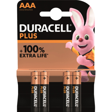 Batterie Duracell AAA LR03 1,5V 4 ST. Extra Life