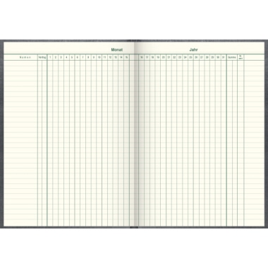 Monatsbuch Brunnen 8610332 A4 96Bl 