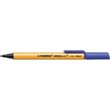 Faserschreiber Stabilo 6088 Greenp. blau 0,8 Mm