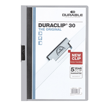 Klemmmappe DURABLE 2200 A4 grau