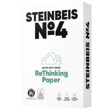 Kopierpapier Steinbeis No.4 A4 80g recycling EvoluWhite 500 Blatt