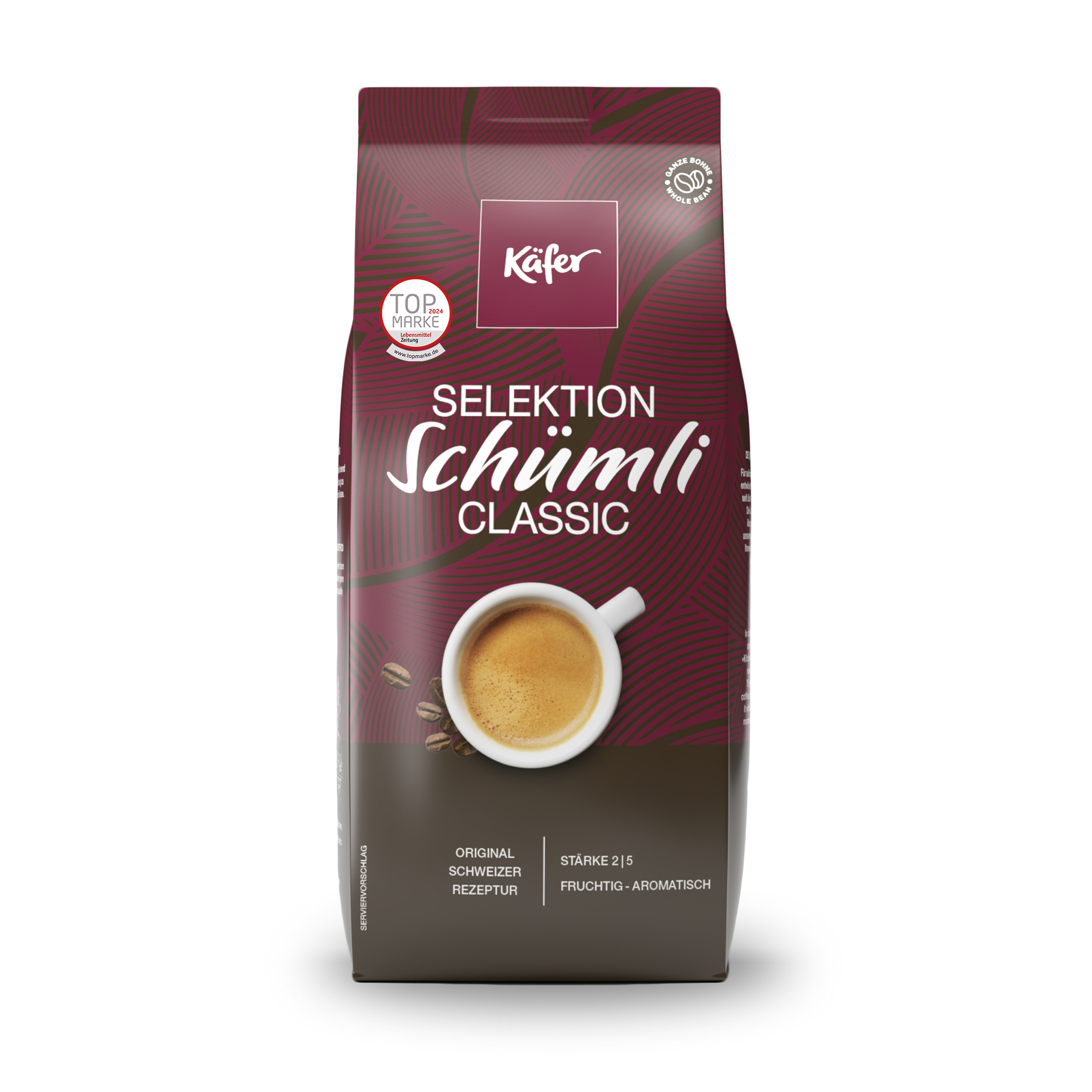 Kaffee Käfer Selektion Schümli Classic 1000g ganze Bohne 