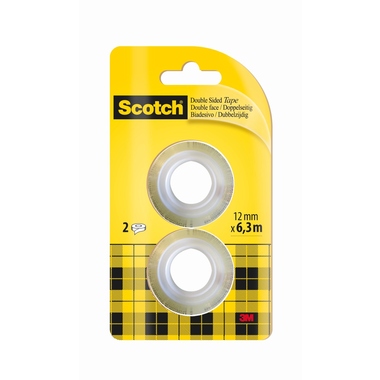 Klebeband Scotch 665 6,3mx12mm doppels. doppelseitig