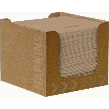 Serviettenspender Duni 20x20cm eco brown 