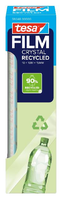 Klebefilm Tesa 59048 15mmx10m transp. Eco & Crystal  Pck. 10 Rollen