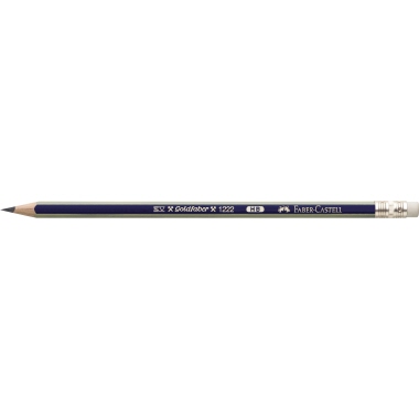 Bleistift Goldfaber mit Radierer 