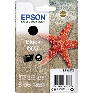 Tintenpa. Epson 603 C13T03U14010 black 