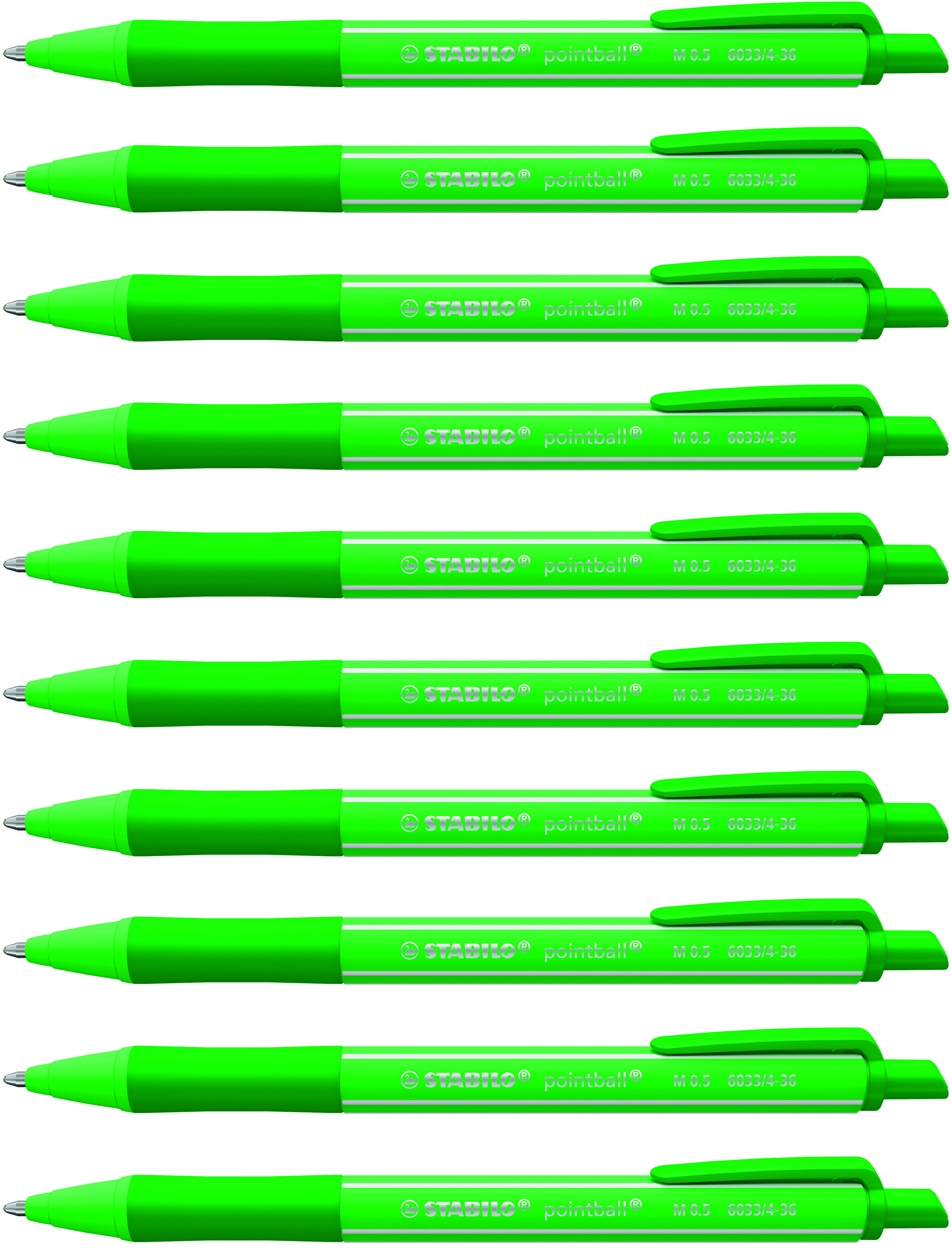 Kugelschreiber Stabilo 6033 minzgrün Pointball Colorful