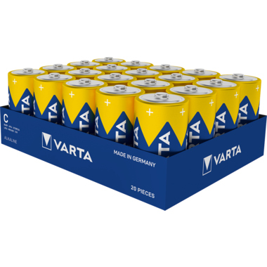 Batterie Varta Alkaline Baby C LR14 1.5V Longlife, 20Er Pack