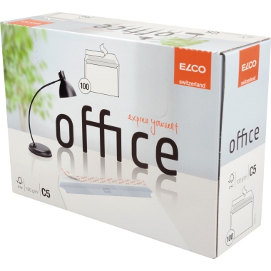 Briefumschlag C5 oF 100g HK weiß Elco 74535.12, Katon Box, Ohne Fenster,