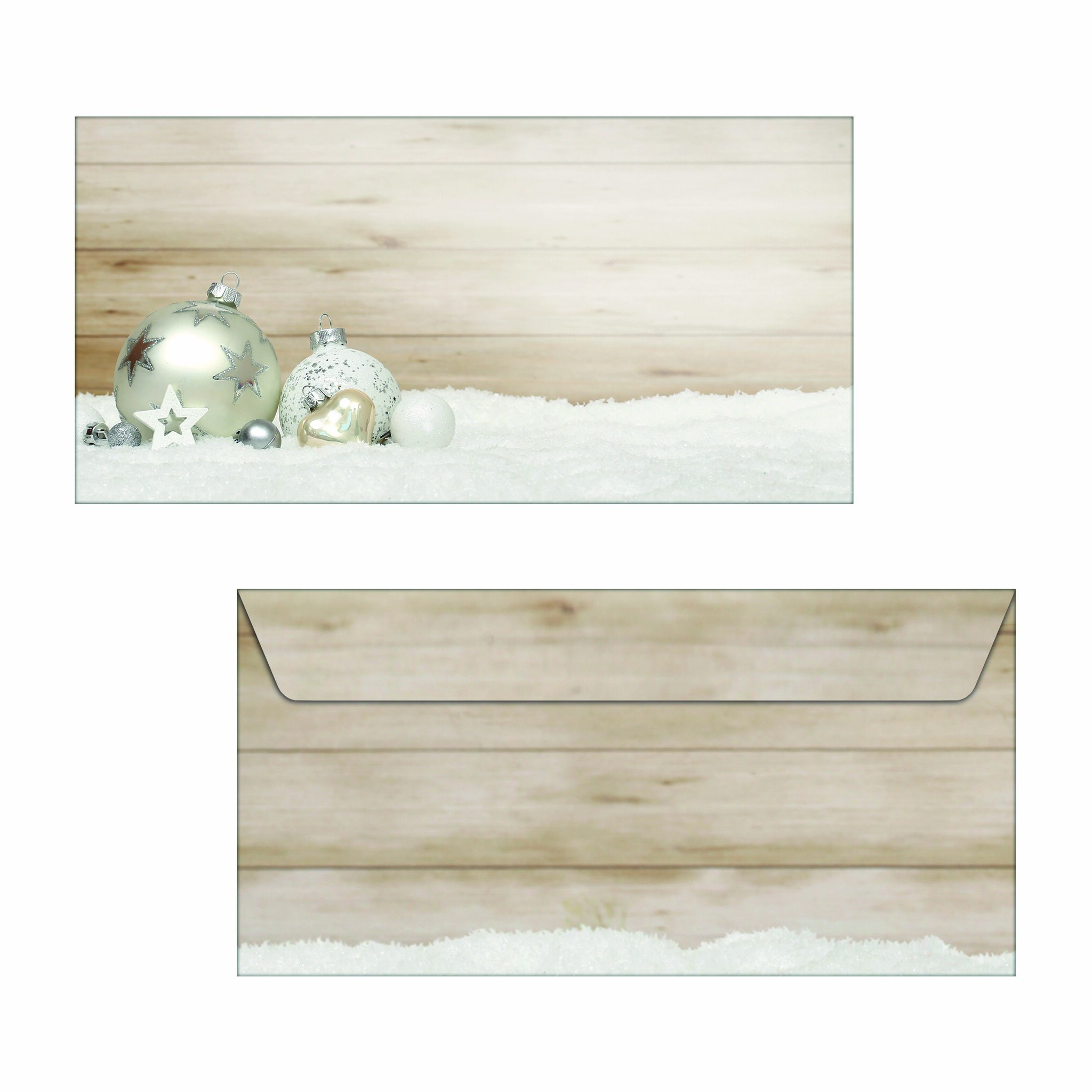 Briefumschlag Sigel Cozy Christmas 90g 