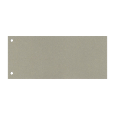 Trennstreifen 10,5x24cm grau 190g recycling 100 Stück