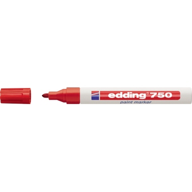 Lackmarker edding 750 2-4mm rot 
