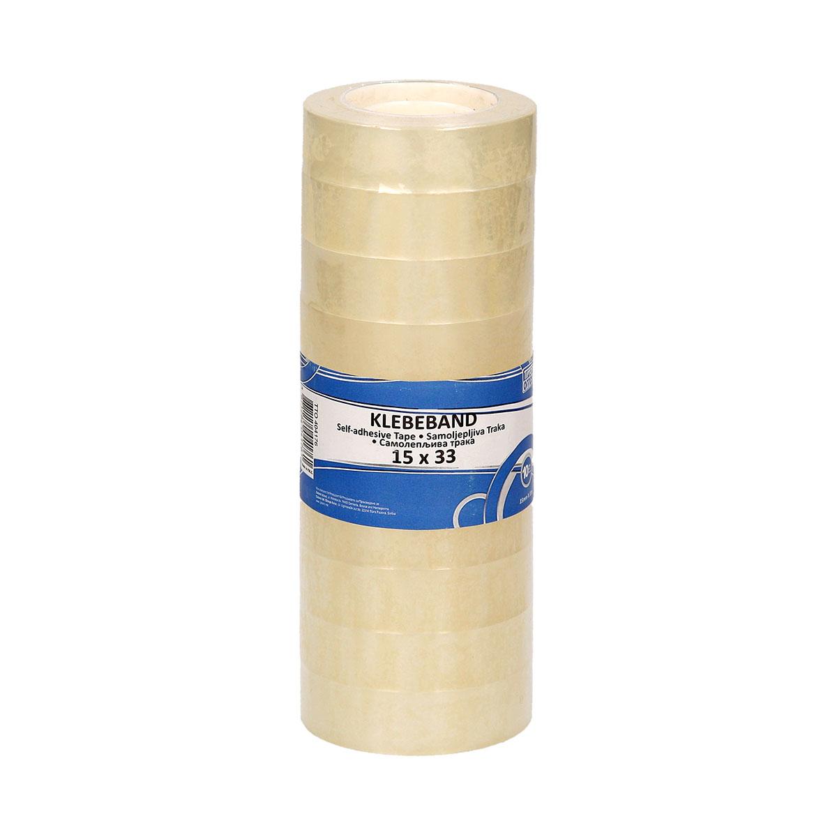 Klebefilm 15mm x 33m transparent