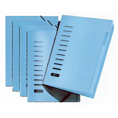 Ordnungsmappe Pagna 40056 6tlg. PP blau 
