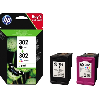 Tintenpa. Multi. HP 302 X4D37AE bk/col 