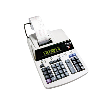 Tischrechner CANON CNMP1411LTSC silber/schwarz, 14 stellig, druckend
