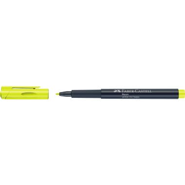 Fasermaler Castell 1608 neon gelb 1,5mm Rundspitze