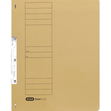 Einhakthefter Elba 100551885 A4 chamois kaufm. Heftung, ganzer Vorderdeckel,