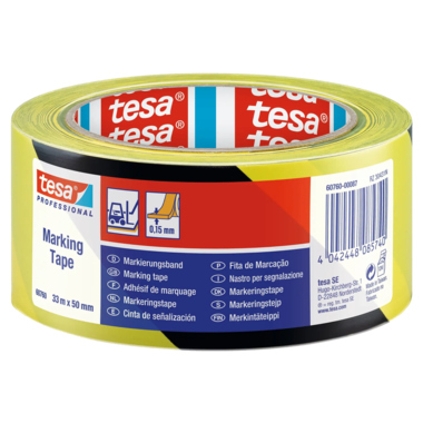 Bodenmarkierungsband tesa® 60760 schwarz/gelb